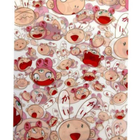 Takashi Murakami 3 folders KaiKai Kiki Clear File folder brand new - Picture 2 of 3